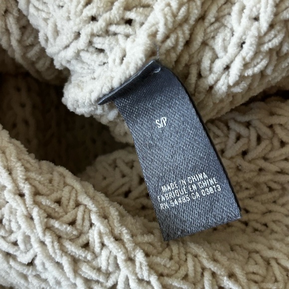 Aerie Cozy Oversized Sweater Chenille Turtleneck - Picture 6 of 7